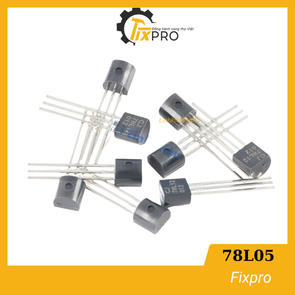 78L05 IC ổn áp đầu ra cố định 5V 100mA chất lượng tốt (10 chiếc ...