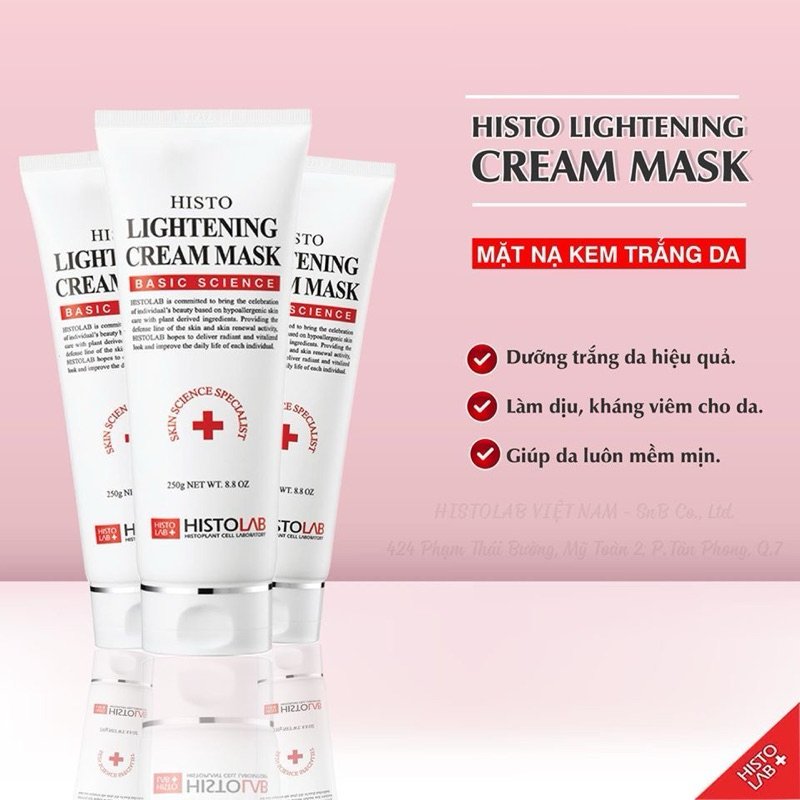 Mặt nạ ủ trắng Histolab Lightening Cream Mask 250G - hạn 2028 Hàn Quốc  IS235
