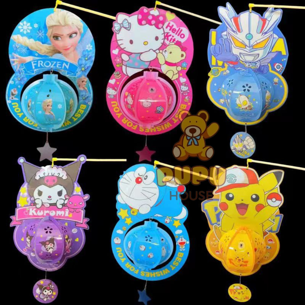 Lồng Đèn Cho Bé Lồng Đèn Trung Thu Kuromi Pikachu 5D Có Đèn Led Cho Bé Yêu - Đồ Chơi Cho Bé PUPU HOUSE