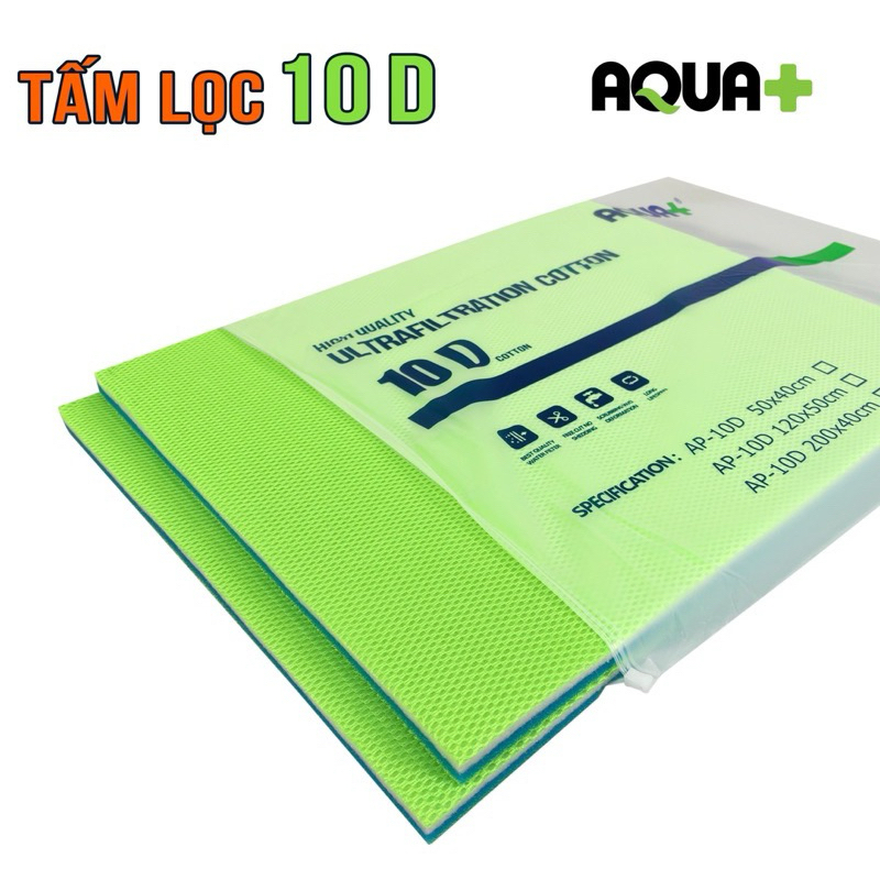 bông lọc 10d thế hệ mới nhất hiện nay  KT: 50x11x2cm-40x30x2cm-50x40x2cm 5