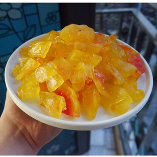 Đu đủ sấy dẻo Phú An trái cây thập cẩm sấy hoa quả sấy mứt ăn vặt mix xoài sấy vỏ bưởi sấy chanh dây sấy mít dừa non sấy
