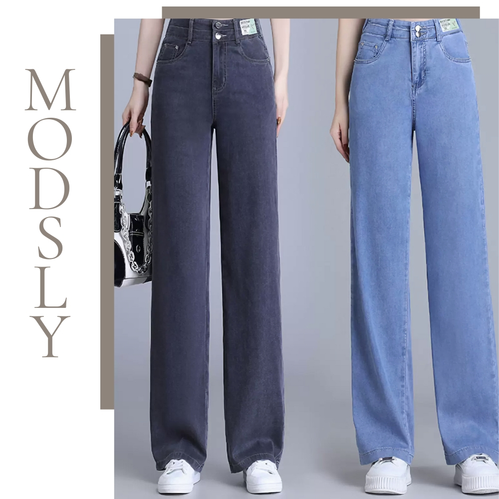 Quần CC jean ống bass đính đá đẹp 8179 main image 0