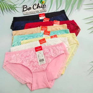 Quần Lót Nữ Cotton Từ 40 - 70 ký Mền Mại Phối Ren Cao Cấp Siêu Bền, Cho Các Nàng Gợi Cảm Hơn