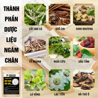 [Bệnh mất ngủ] Ngâm chân an thần ngủ ngon Fengcha thư giãn não bộ, đả thông khí huyết bịch 15 gói
