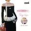 Áo body nữ kiểu Trễ vai Phối Voan form ôm body tôn dáng FFCLUB mix