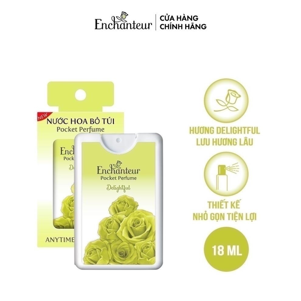 Nước hoa bỏ túi Enchanteur Charming & Delightful & Romantic 18ml/hộp