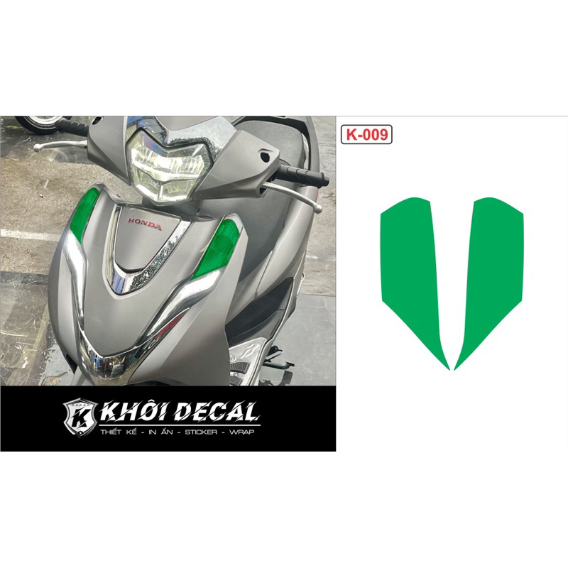 Decal dán đèn xi nhan Lead 2017-2024 (Phần trên )