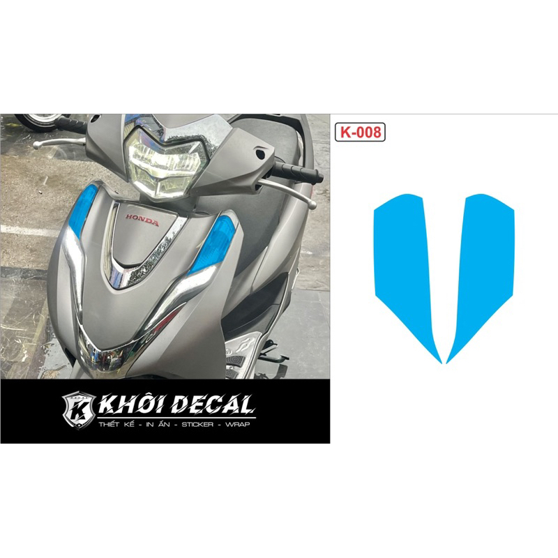 Decal dán đèn xi nhan Lead 2017-2024 (Phần trên )
