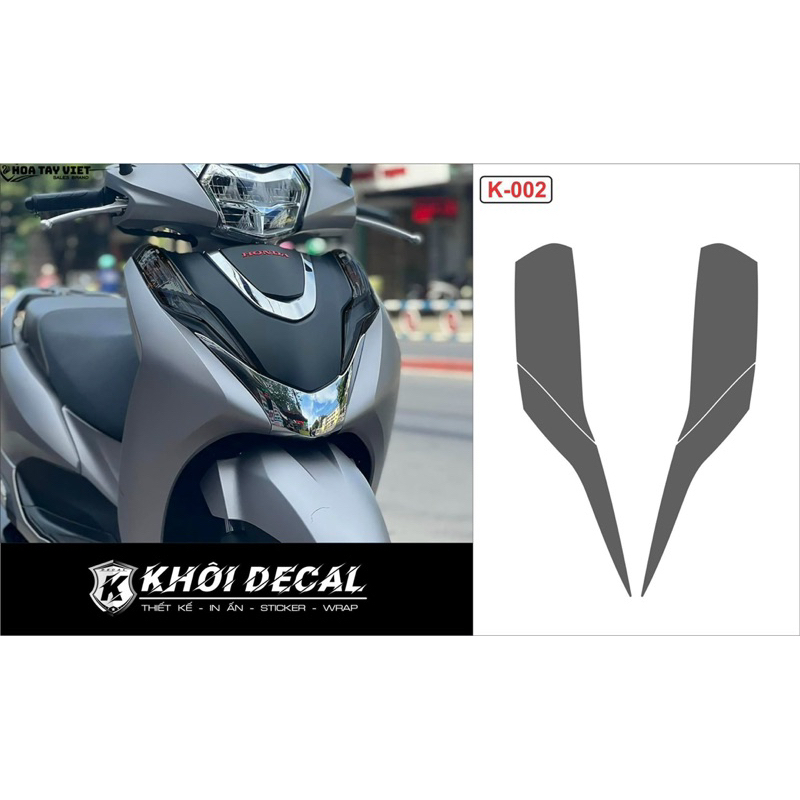 Decal dán đèn Demi Xe Lead 2017-2024