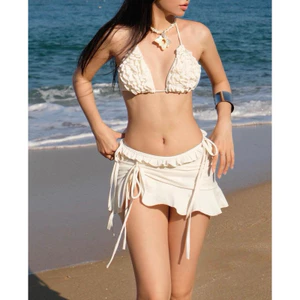 Bikini thiết kế ren 3món gồm bikini và chân váy HÌNH SHOP CHỤP