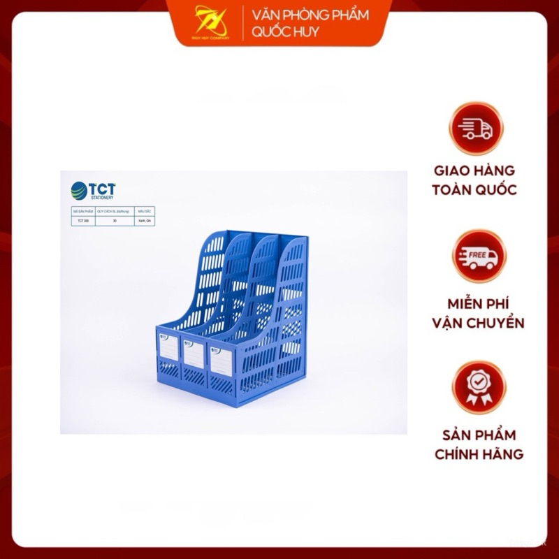 KHAY ĐỰNG TÀI LIỆU 4 NGĂN TCT- VPP QUỐC HUY.