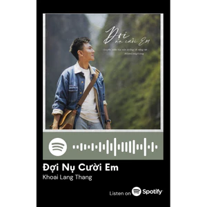Thẻ Spotify Khoai Lang Thang (có thể quét được mã)