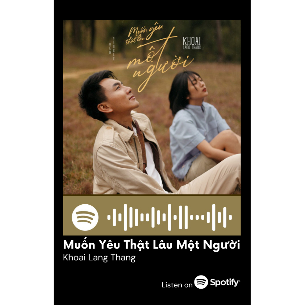 [Vui lòng đặt từ 2c]Thẻ Spotify Khoai Lang Thang (có thể quét được mã)