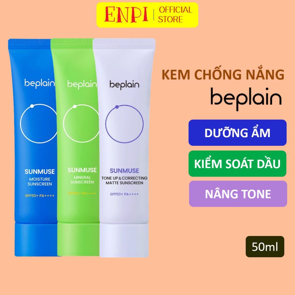 Kem chống nắng BEPLAIN 50ml | Shopee Việt Nam