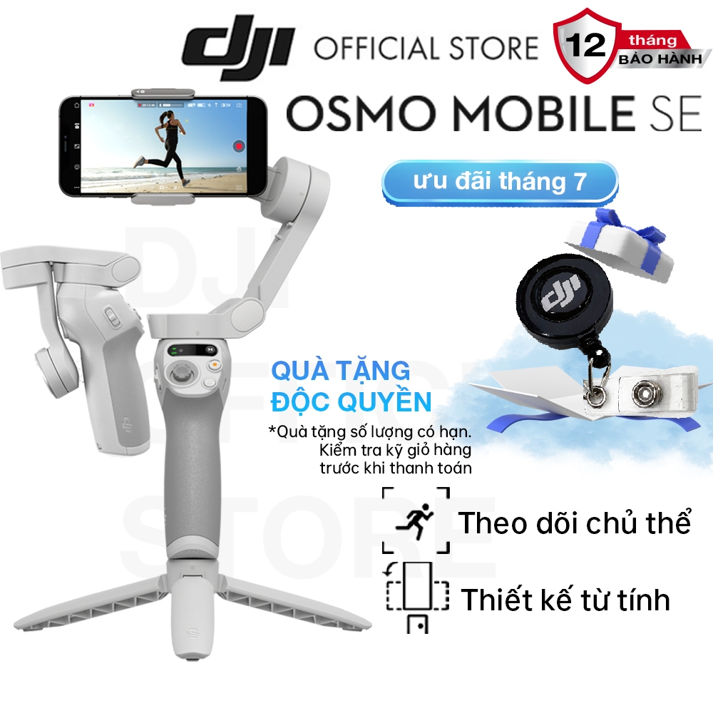 Gimbal chống rung điện thoại DJI Osmo Mobile SE gọn nhẹ theo dõi khuôn ...