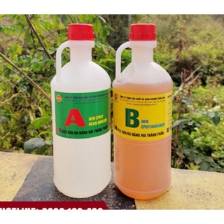 Keo dán epoxy hai thành phần, keo AB đa năng tiện lợi loại 350ml và 500ml