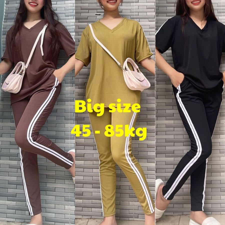 Sẻ Đồ Mặc Nhà Bigsize ESHOP Đồ Mặc Nhà Nữ Đồ Bộ Nữ Quần Dài Áo Tay Ngắn Đẹp Sang Chảnh Dễ Thương GM9