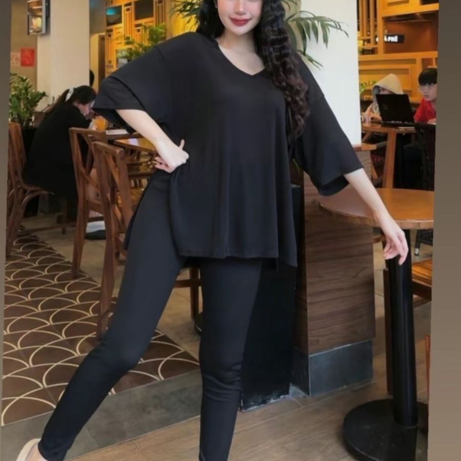 Sẻ Đồ Mặc Nhà Bigsize ESHOP Đồ Mặc Nhà Nữ Đồ Bộ Nữ Quần Dài Áo Tay Ngắn Đẹp Sang Chảnh Dễ Thương GM9