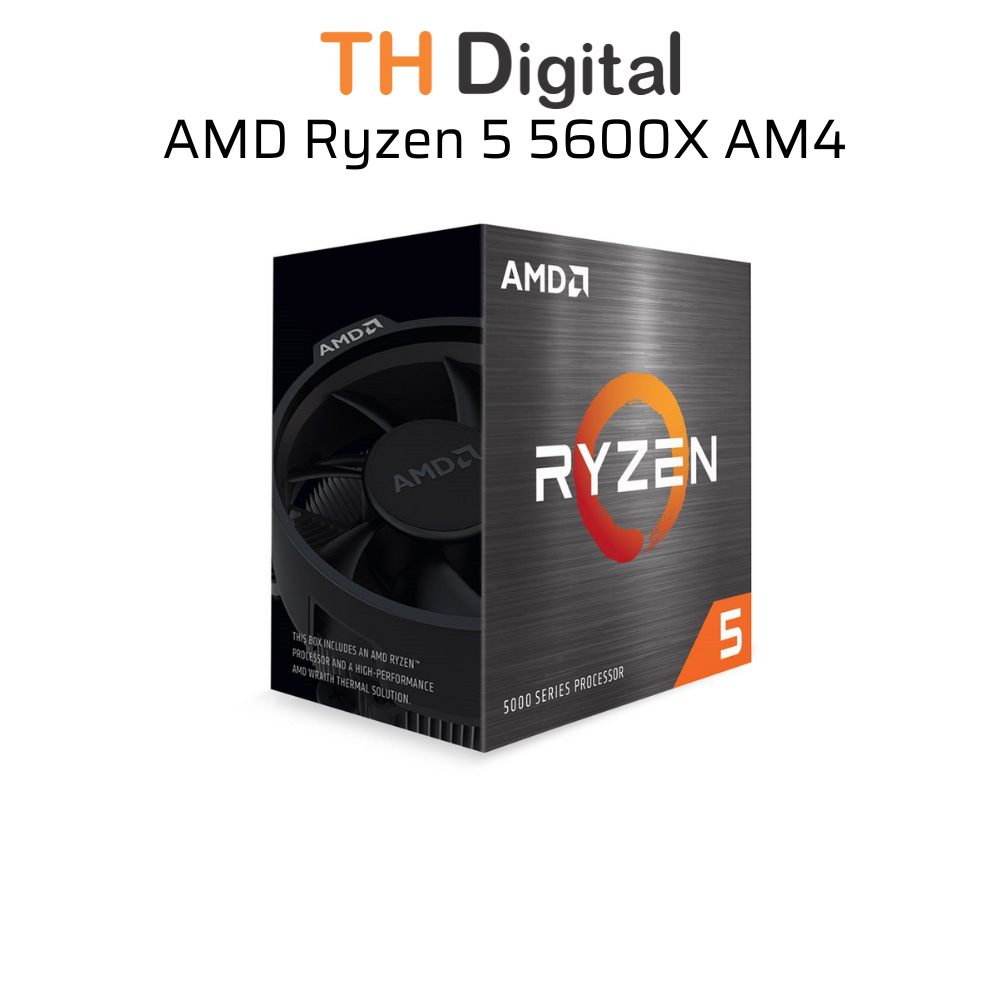 Procesor AMD Ryzen 5 5600X TRAY, 3.7 GHz Bazë / 4.6 GHz Max Boost, 6-Core / 12-Thread, 35 MB Cache 65 W Socket Am4 Zen 3 Vermeer Series