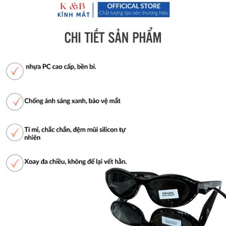 SALE SỐC 49% - Kính Mắt Mèo Xịn Sò Chống Tia UV400 Thời Trang Nam Nữ Phù Hợp Mọi Lứa Tuổi - T55