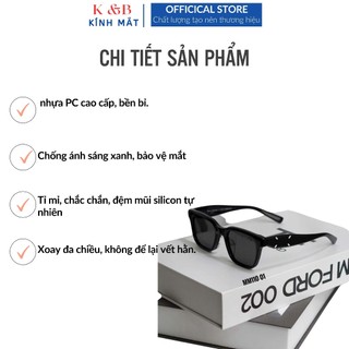 SALE 49% -Kính Râm Thời Trang Nam Nữ Kiểu Dáng Basic Chống Tia UV400 Sành Điệu 2024 - T56