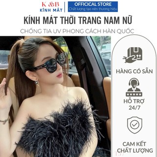 SALE 49% - Kính Dáng Vuông Nam Nữ  Phù Hợp Cho Mọi Khuôn Mặt Tích Hợp Chống Tia UV400 - T57