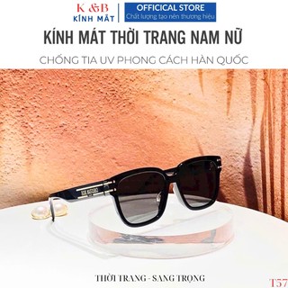 SALE 49% - Kính Dáng Vuông Nam Nữ  Phù Hợp Cho Mọi Khuôn Mặt Tích Hợp Chống Tia UV400 - T57