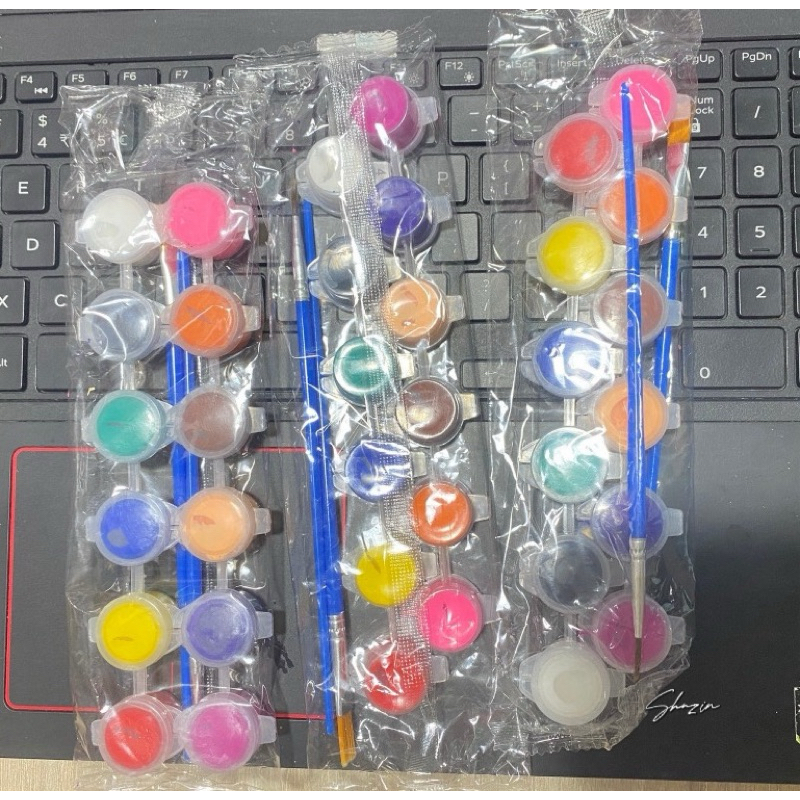 SET 6 HỘP 6 MÀU NƯỚC TÔ LỒNG ĐÈN - TÔ TƯỢNG