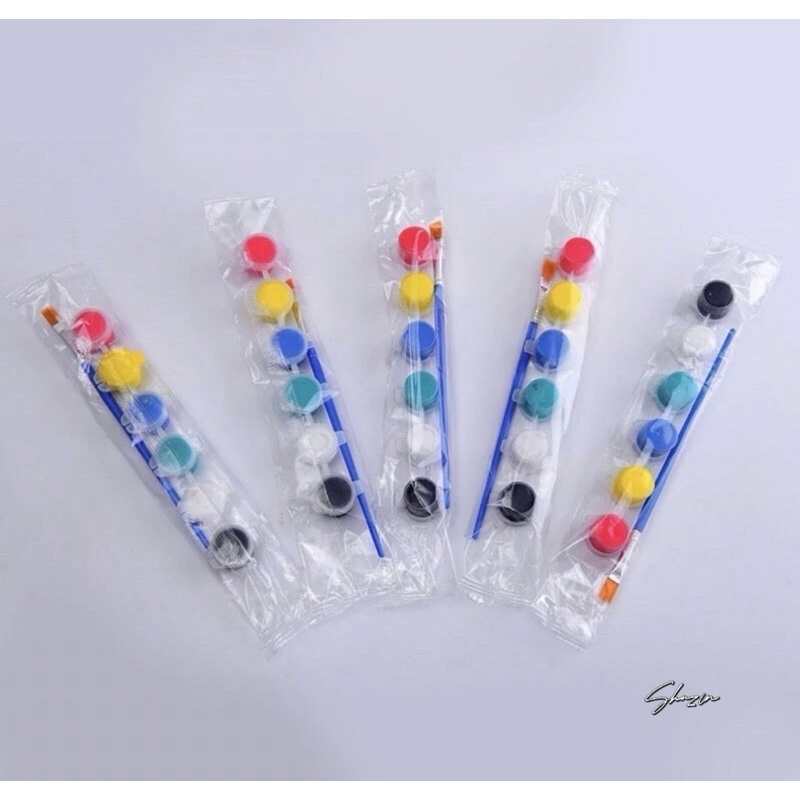 SET 6 HỘP 6 MÀU NƯỚC TÔ LỒNG ĐÈN - TÔ TƯỢNG