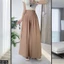 Quần culottes đũi cạp cao, ống rộng A2545