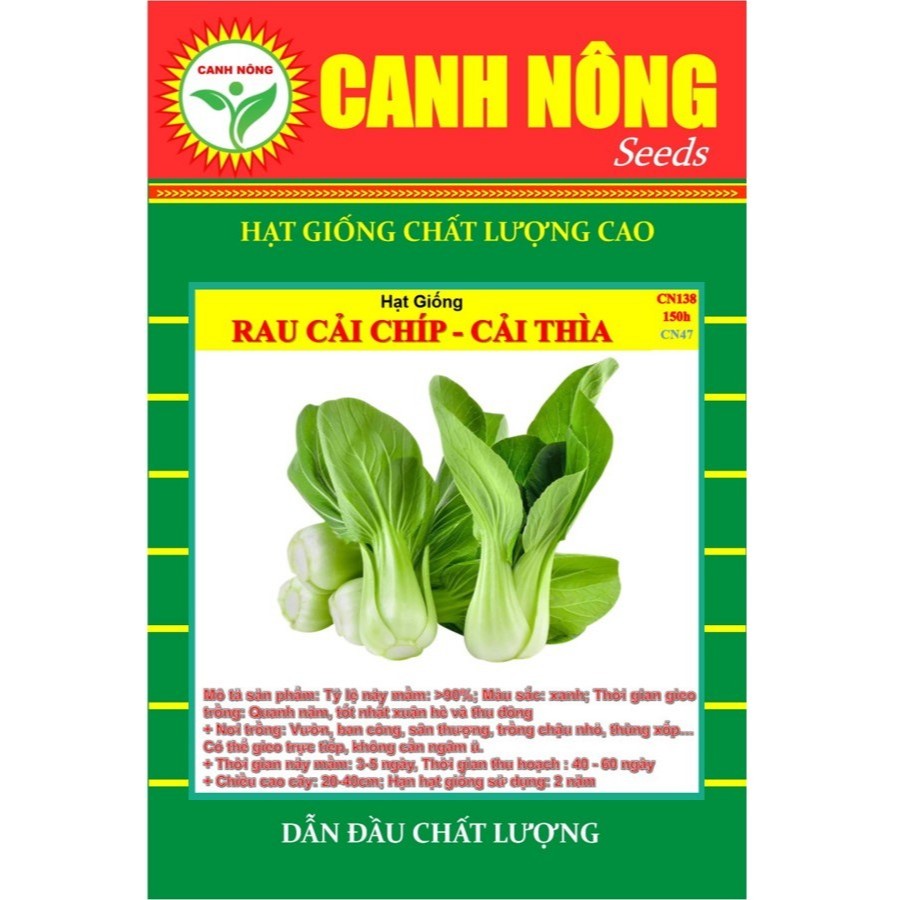 Hạt giống Rau Cải nảy mầm tốt, sinh trưởng khỏe, Rau Củ Quả trồng quanh năm - Hạt giống