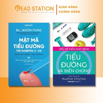 Sách > Sống Khỏe Với Bệnh Tiểu Đường: Mật Mã Tiểu Đường + Hiểu Để Kiểm Soát Bệnh Tiểu Đường Và Biến Chứng (Combo/Lẻ)