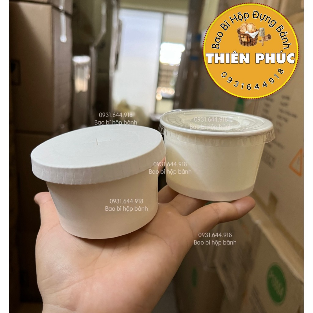100 Ly giấy 150ml đựng tàu hủ singapore - ly tàu hủ singapore - ly ...