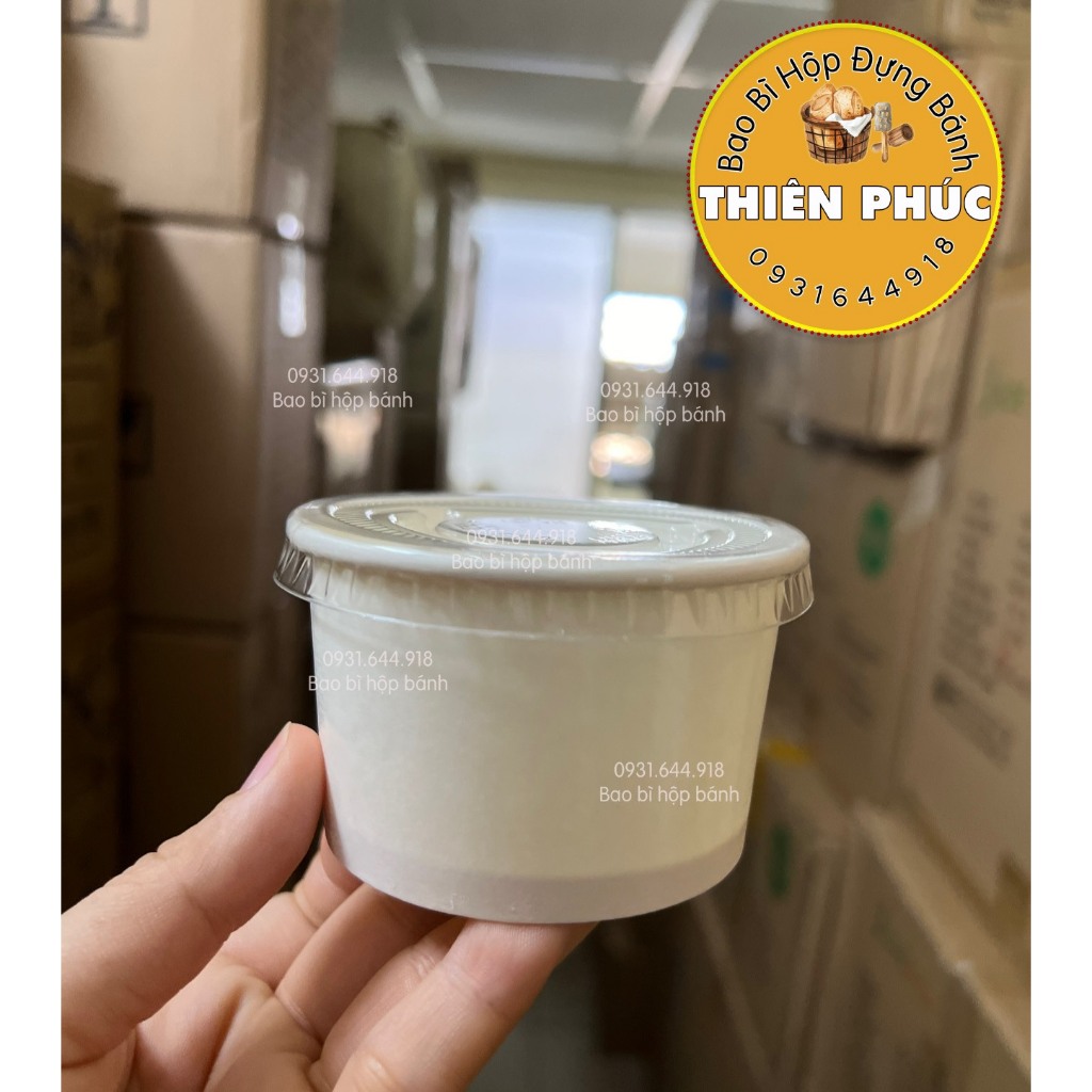 100 Ly giấy 150ml đựng tàu hủ singapore - ly tàu hủ singapore - ly ...