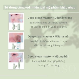 Thanh Đẩy Mụn Đầu Đen ILSO Deep Clean Master Chuyên Dụng Đầu Bo Tròn Ôm Sát - Bebeauskinshop