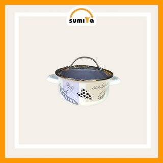 Nồi tráng men Family Cooking dễ chùi rửa, nồi nấu bếp điện từ nhập khẩu Indonesia - Sumiya
