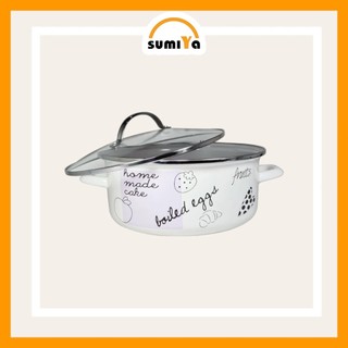 Nồi tráng men Family Cooking dễ chùi rửa, nồi nấu bếp điện từ nhập khẩu Indonesia - Sumiya