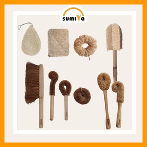Rửa chén, miếng rửa chén, bùi nhùi, cọ rửa bình, cọ rửa bát, xơ dừa, xơ mướp - Sumiya