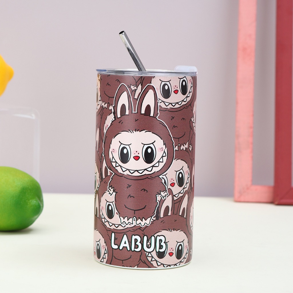 Ly Giữ Nhiệt Labubu Có Ống Hút Bằng Inox 304 Chống Rỉ, Cách Nhiệt ...