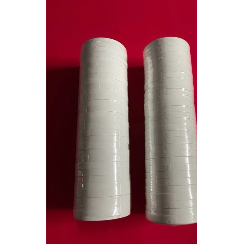 [ BUÔN] BĂNG DÍNH 2MẶT 1CM LÕI NHỰA, 1 CÂY 30 CUỘN - VPP QUỐC HUY.