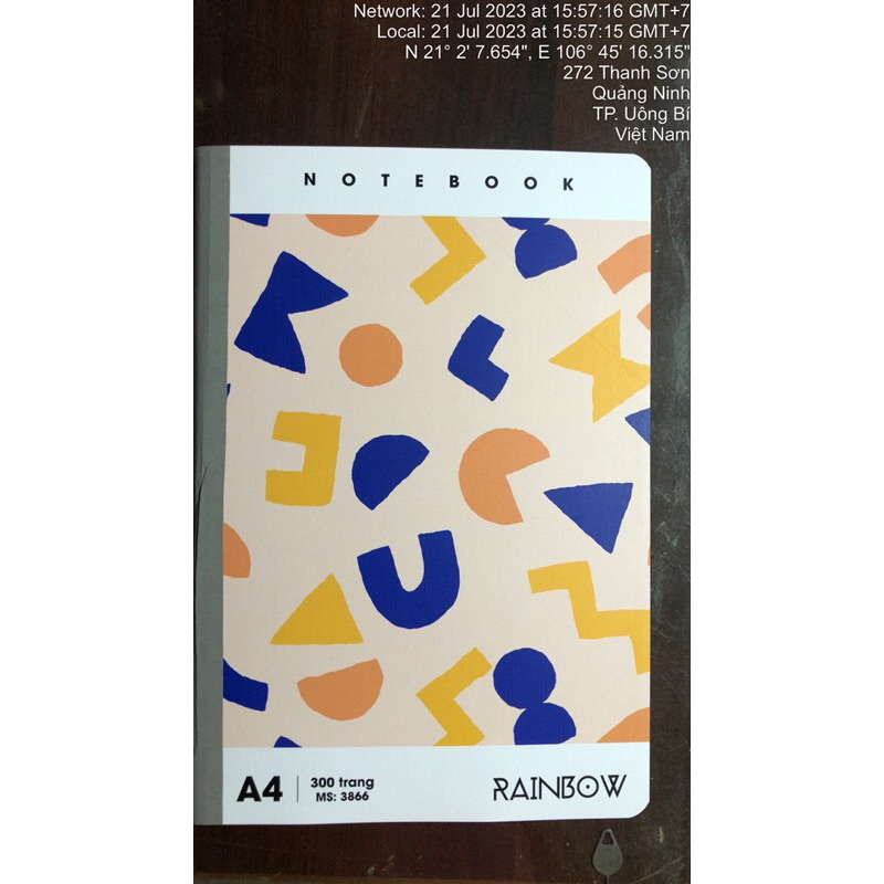 VỞ KẺ NGANG A4 300tr 3866 HT