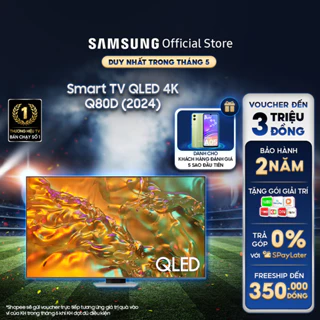 Smart Tivi Samsung QLED Q80DAKXXV - Miễn phí lắp đặt