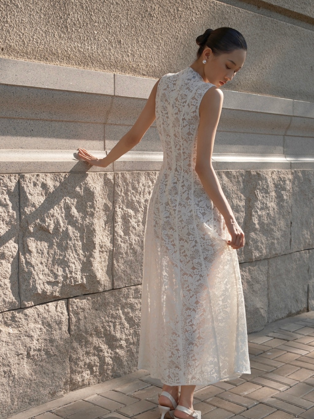 Ảnh Đầm ren dệt Louise Lace Dress HUONG BOUTIQUE HBV1295 2