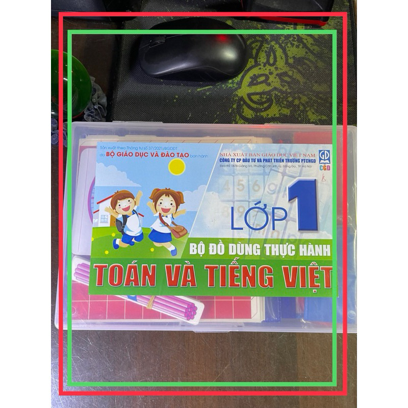 BỘ ĐỒ DÙNG THỰC HÀNH HỌC TOÁN VÀ TIẾNG VIỆT LỚP 1 CHƯƠNG TRÌNH MỚI CỦA BỘ GD & ĐT - VPP QUỐC HUY