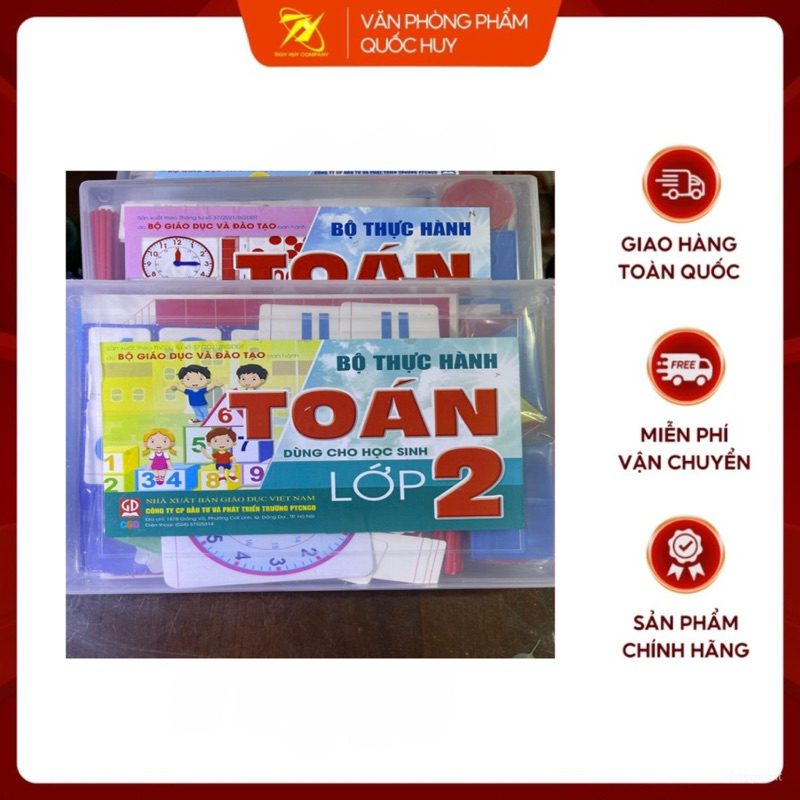 BỘ THỰC HÀNH TOÁN LỚP 2 CHƯƠNG TRÌNH SÁCH MỚI 2023 - VPP QUỐC HUY