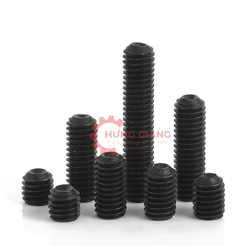 Bộ 10 con Ốc Vít Lục Giác Thép Đen, Ốc Trí M5 M6 M8 M10 M12