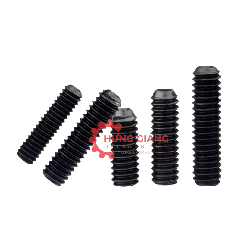 Bộ 10 con Ốc Vít Lục Giác Thép Đen, Ốc Trí M5 M6 M8 M10 M12