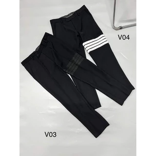 quần âu hàn quốc 4 sọc đen trắng dành cho boy phố