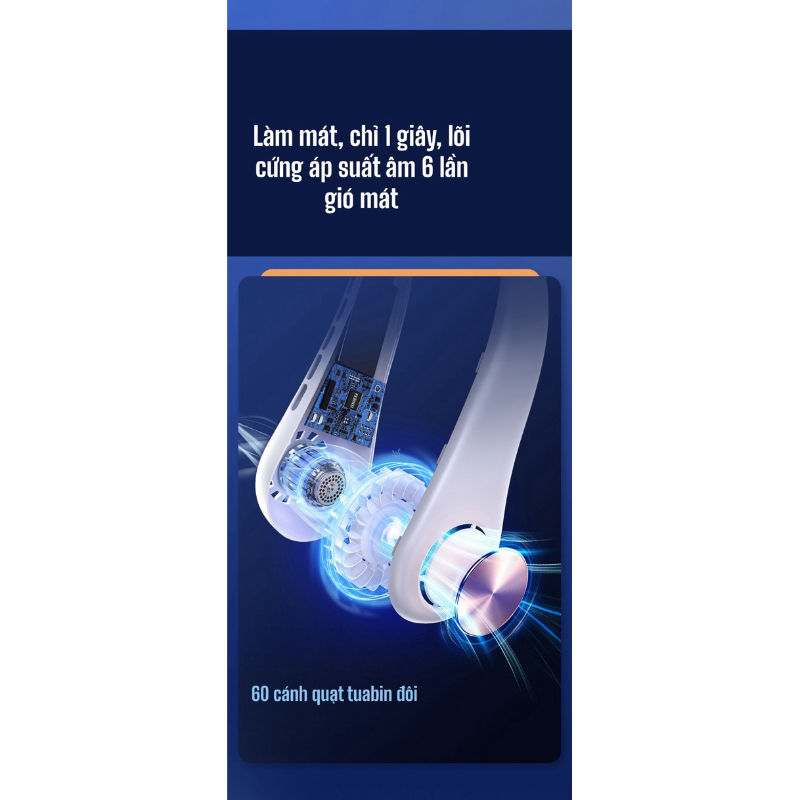 Quạt Cầm Tay Nhỏ Gon Anhlinh F19 199 Cấp Độ Gió Không Tiếng Ồn Pin Sử Dụng Lâu