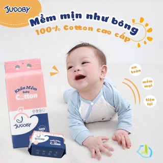 Khăn vải khô Mềm Cotton JUDOBY Đa Năng Rút Đáy 600g